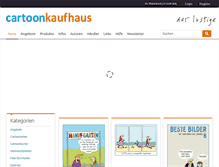 Tablet Screenshot of cartoonkaufhaus.de